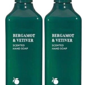 Bergamot & Vetiver Scented Hand Soap - 2 Pack